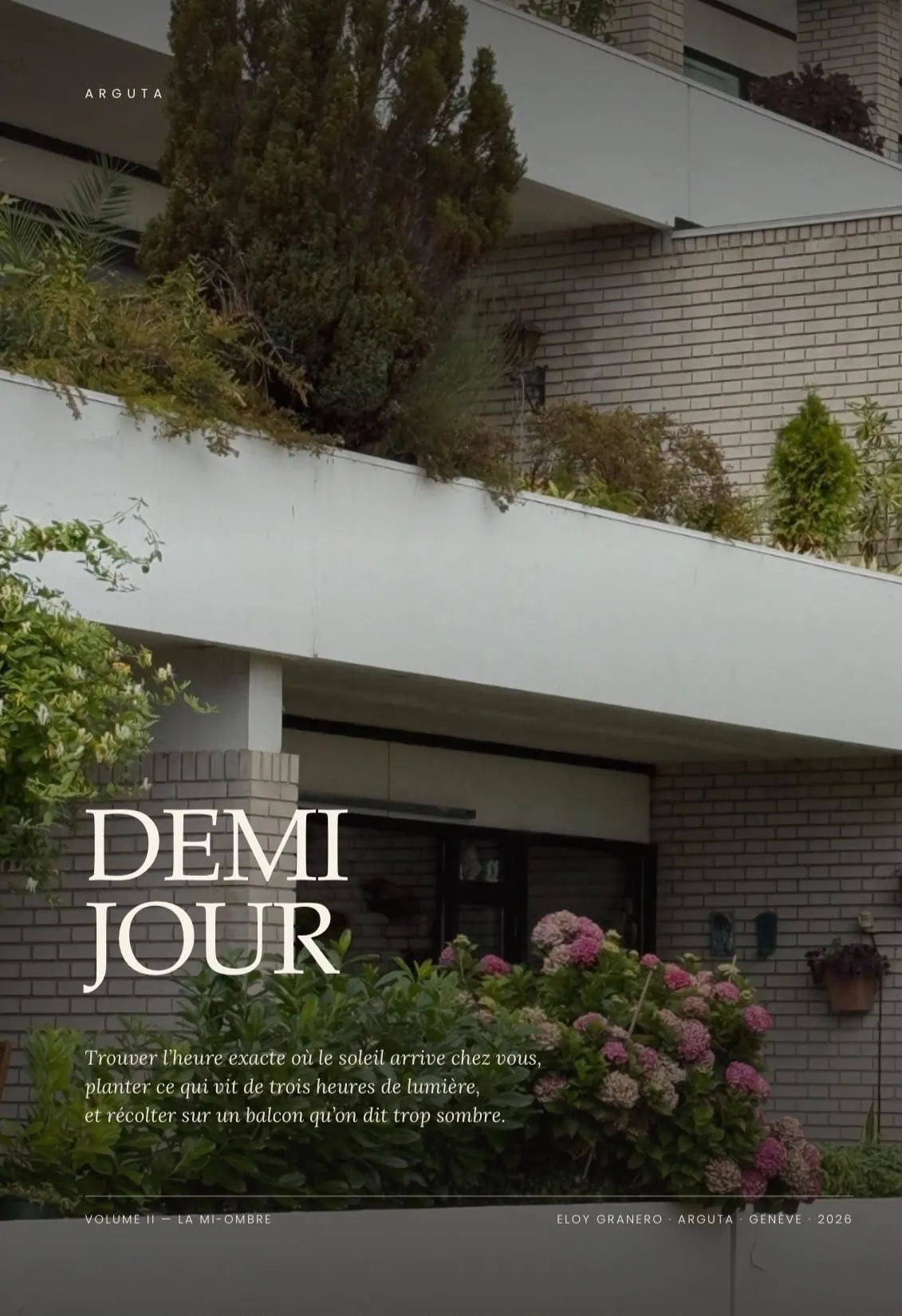 Couverture du Guide Demi-Jour, collection Les Guides Arguta